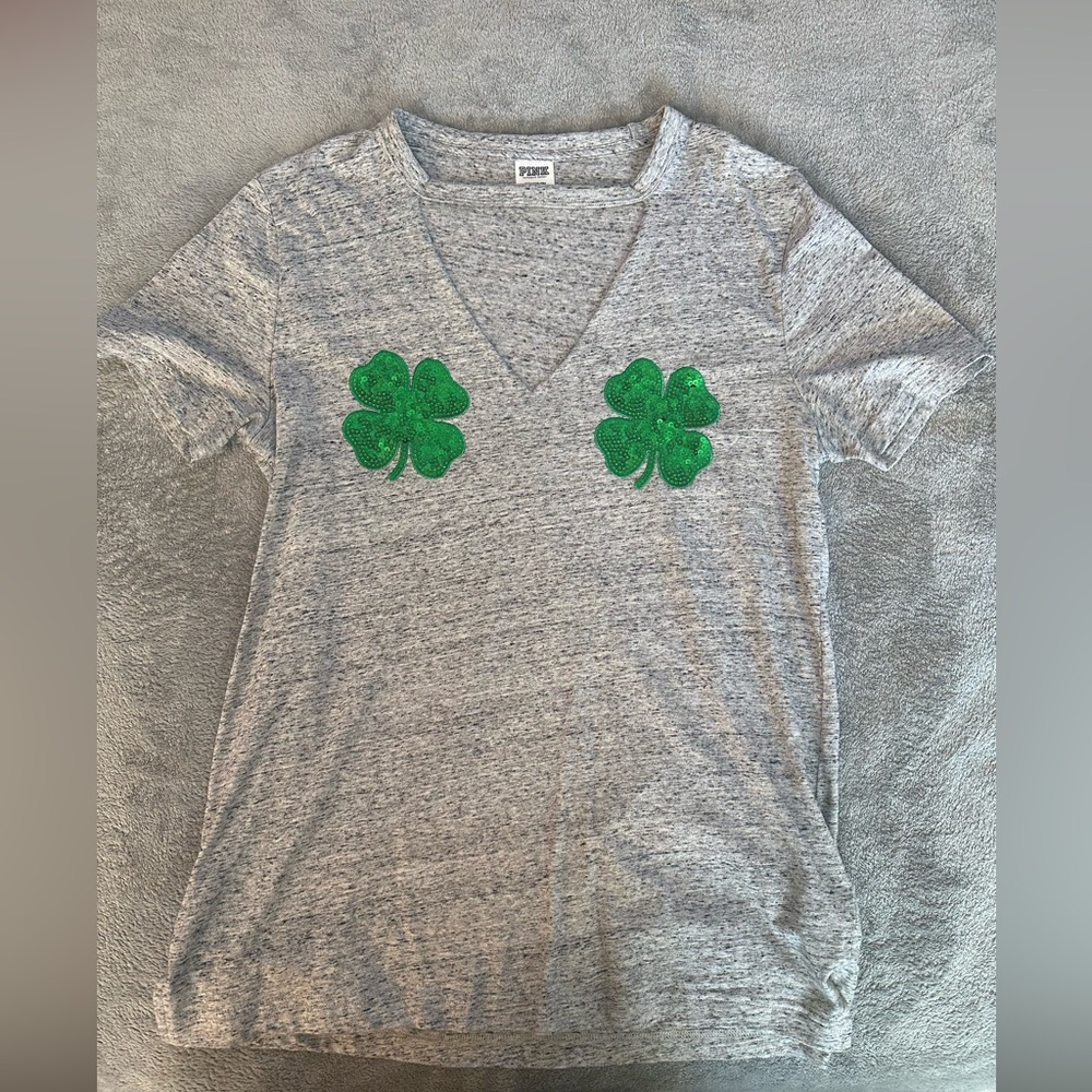 Victoria Secret Pink St. Patrick’s Day Shirt Size Small